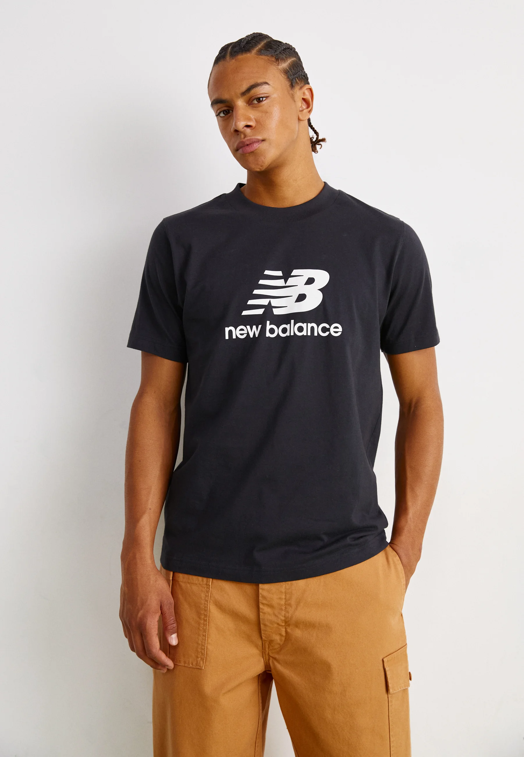 Essentials Stacked Logo T-Shirt-OSI