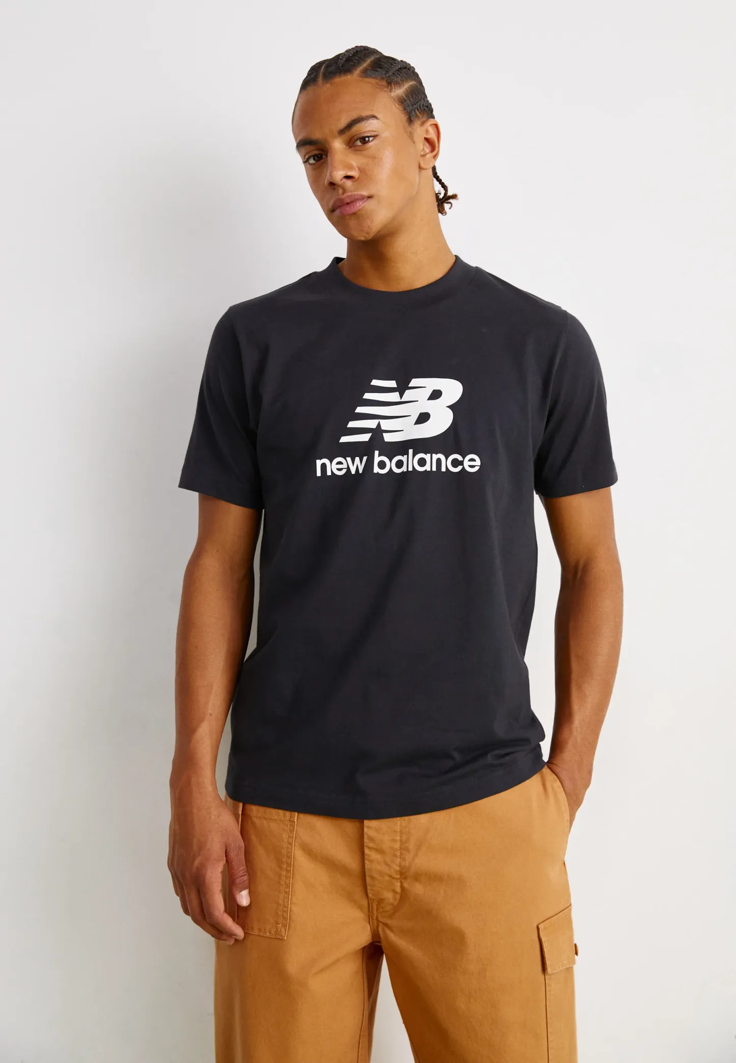Essentials Stacked Logo T-Shirt-OSI