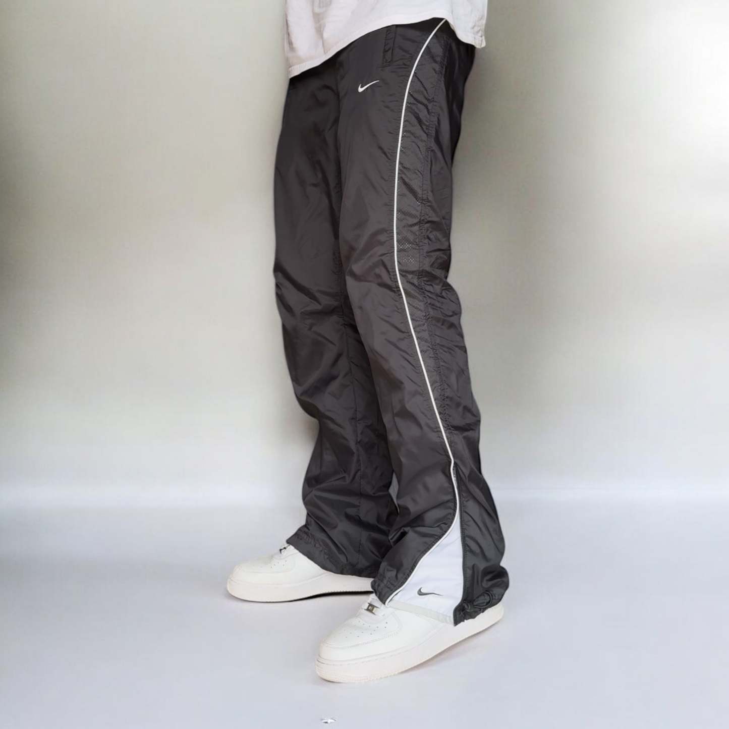 SUPER RARE 2000s Trackpants Grey-OSI