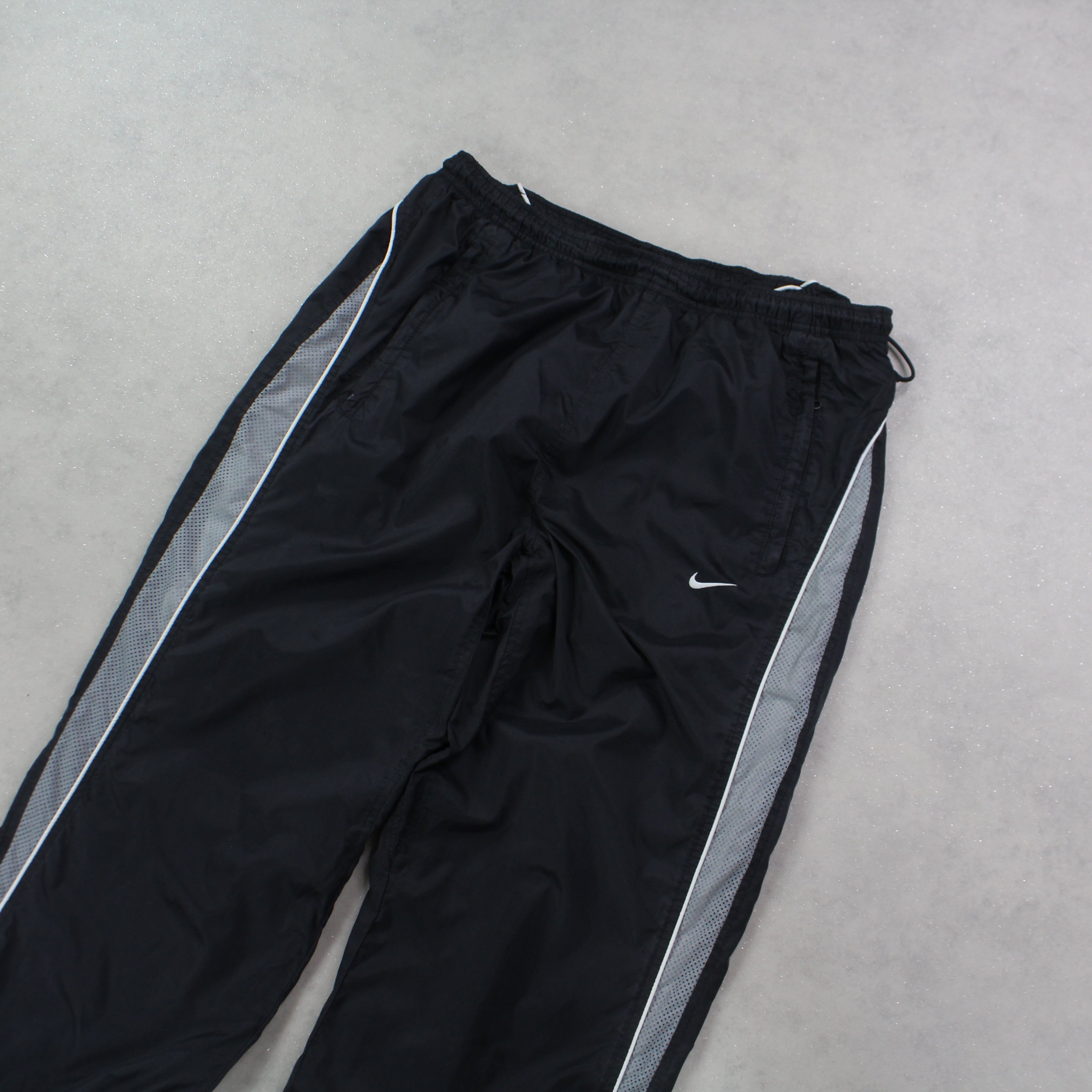 SUPER RARE 00s Trackpants Black-OSI