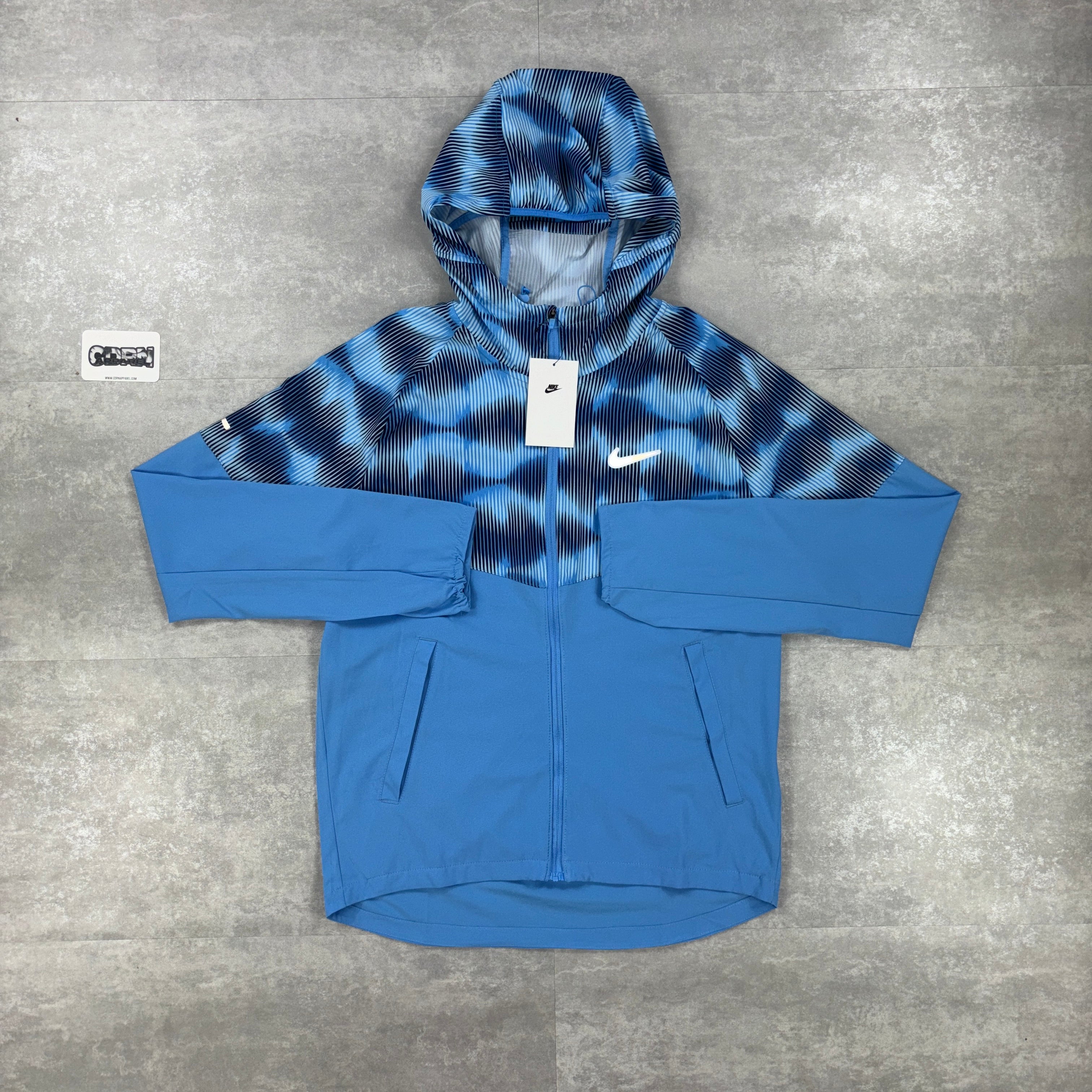 Festival Blue Repel Windbreaker & Challenger Shorts Set-OSI