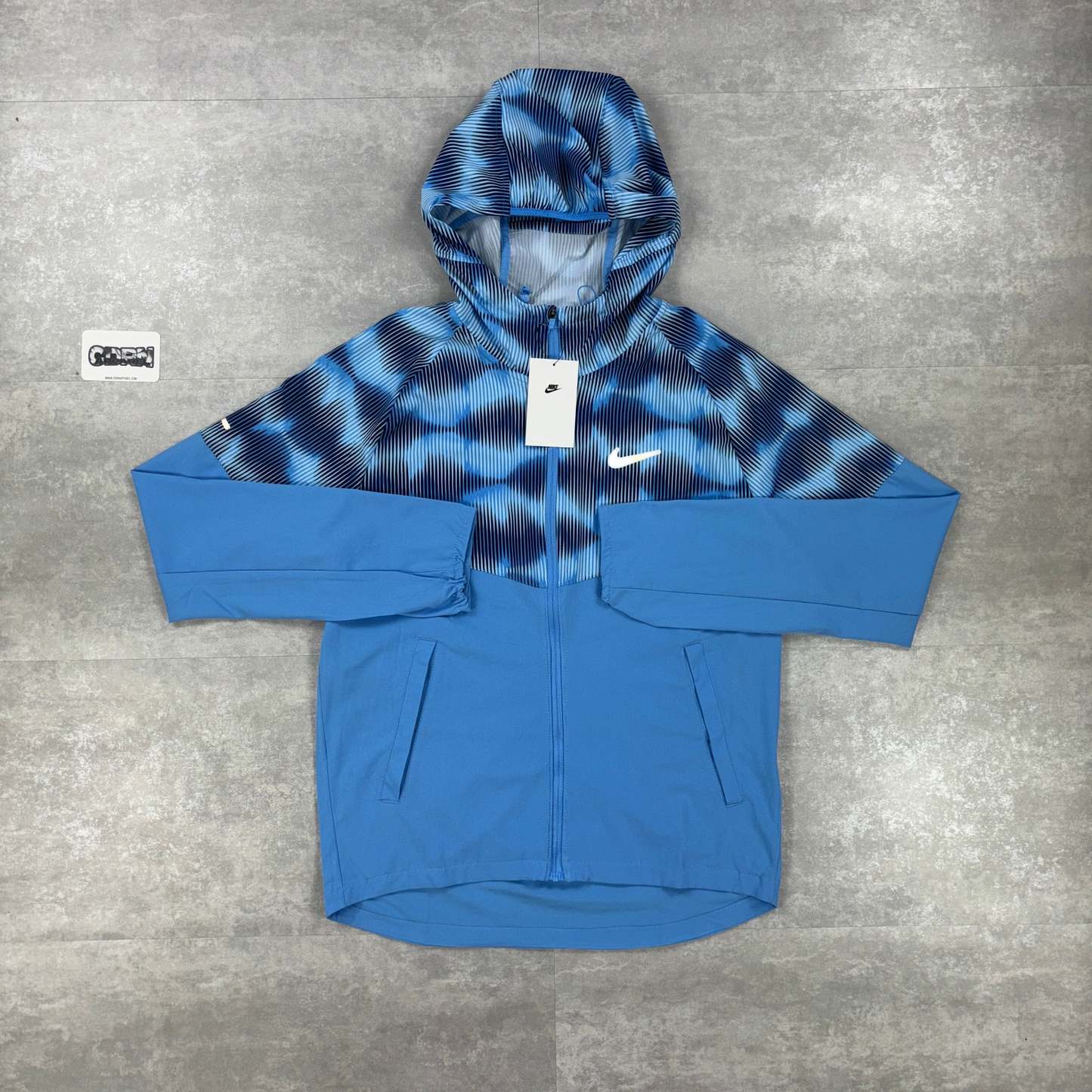 Festival Blue Repel Windbreaker & Challenger Shorts Set-OSI