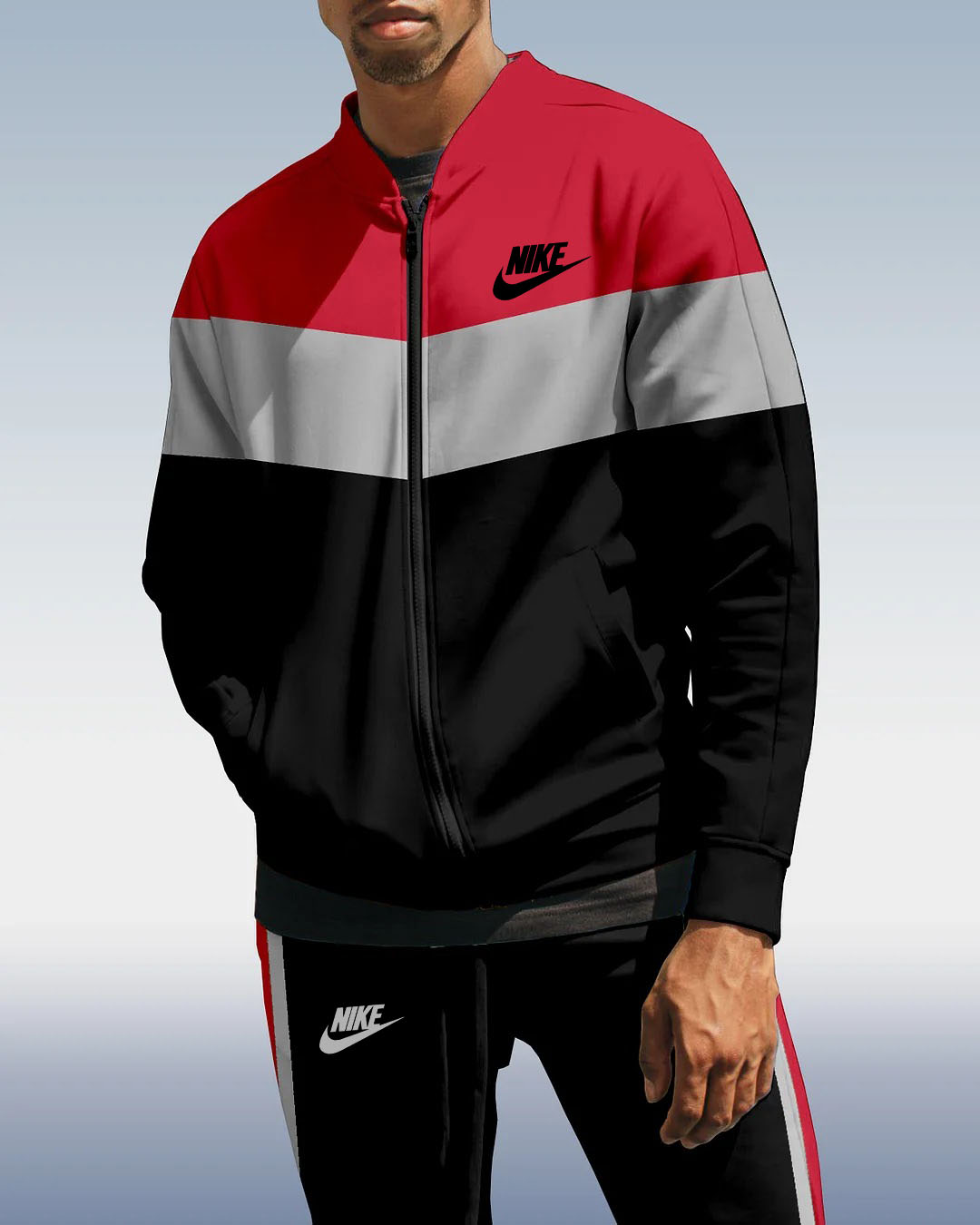 Men's Color Contrast Tracksuit-OSI