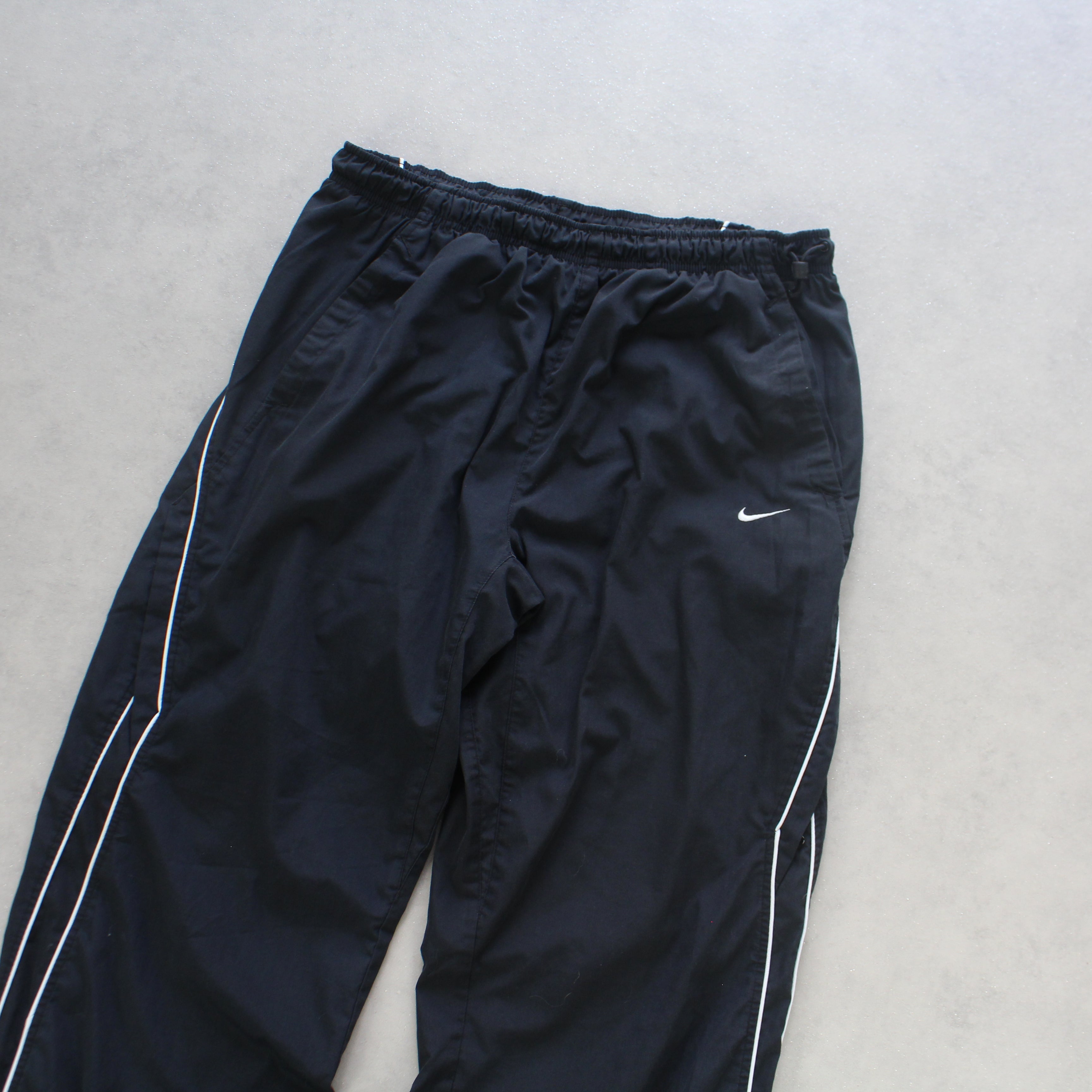 RARE 2000s Trackpants Black-OSI