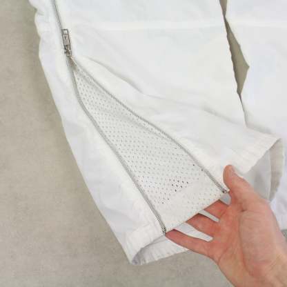 RARE 2000s Baggy Trackpants White-OSI