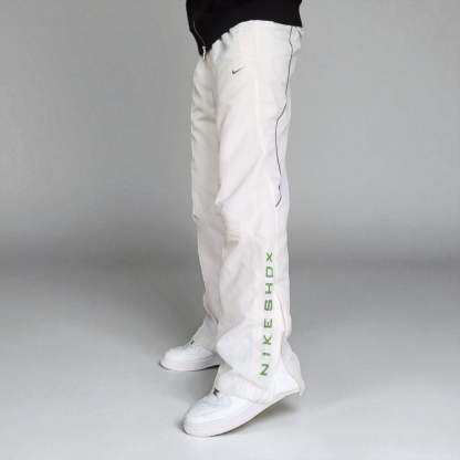 SUPER RARE 2000s Baggy Shox Trackpants White-OSI