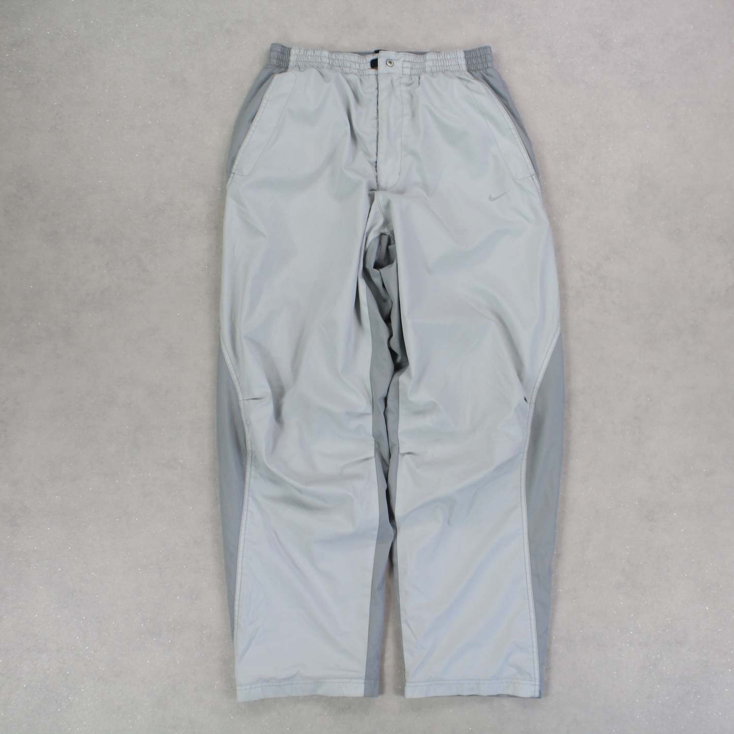 RARE 2000s Baggy Trackpants Grey-OSI