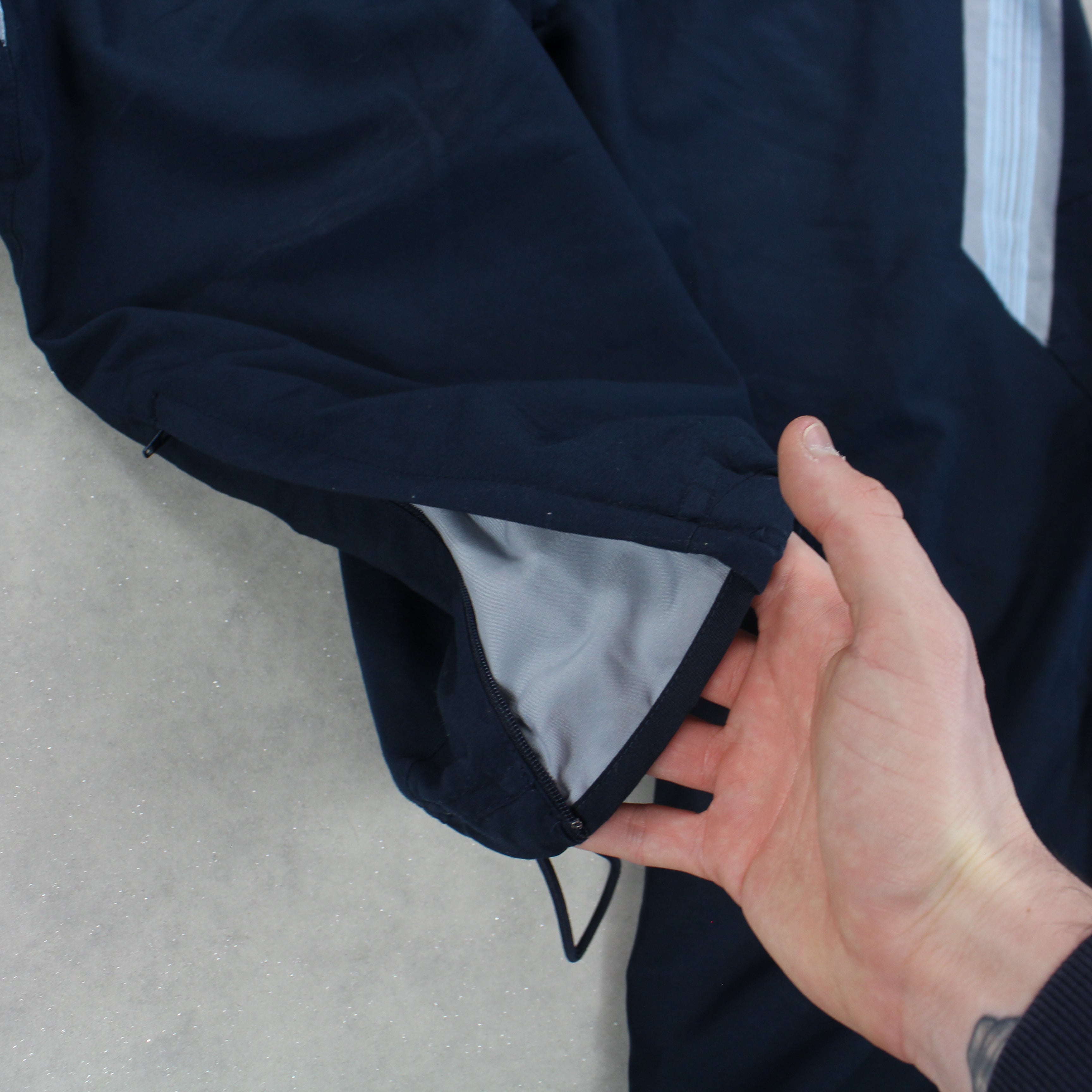 RARE 00s Baggy Trackpants Navy-OSI