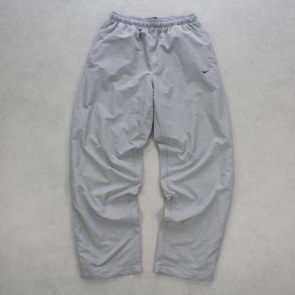 RARE 2000s Baggy Trackpants Grey-OSI