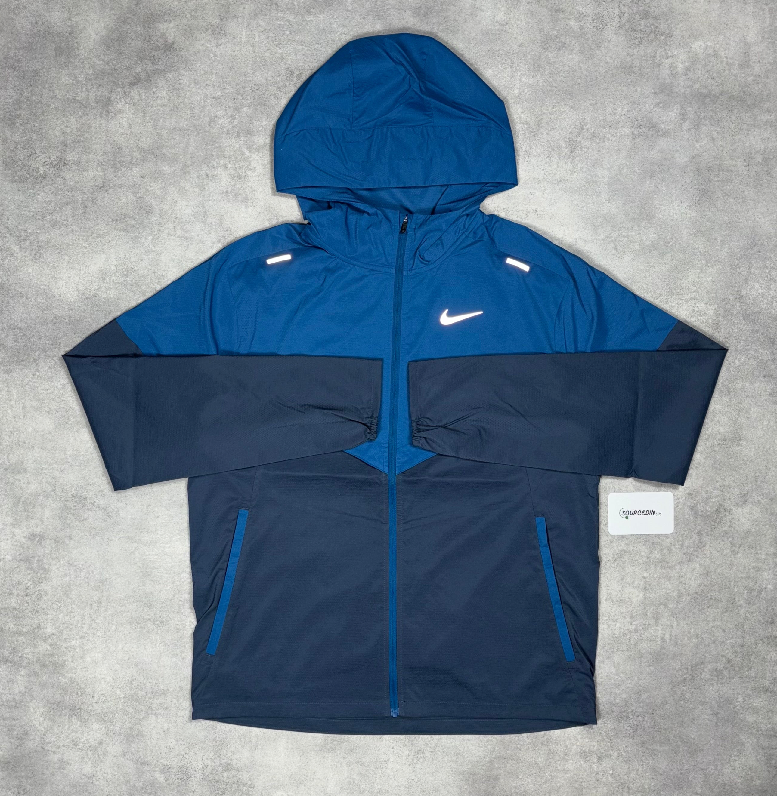 Uv Windrunner Jacket Thunder Blue Jacket & Black Phenom Bottom Set-OSI