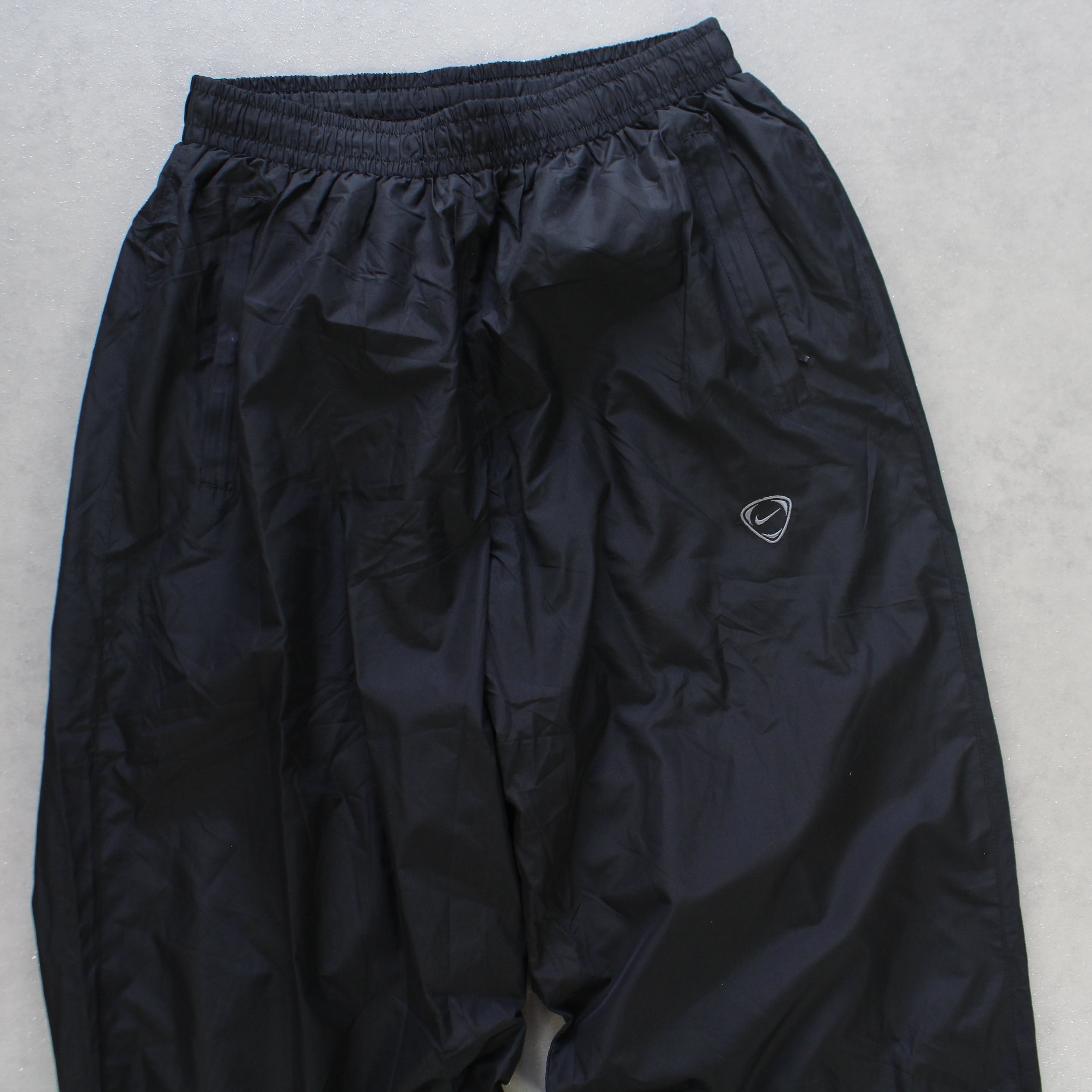 RARE 2000s Trackpants Black-OSI