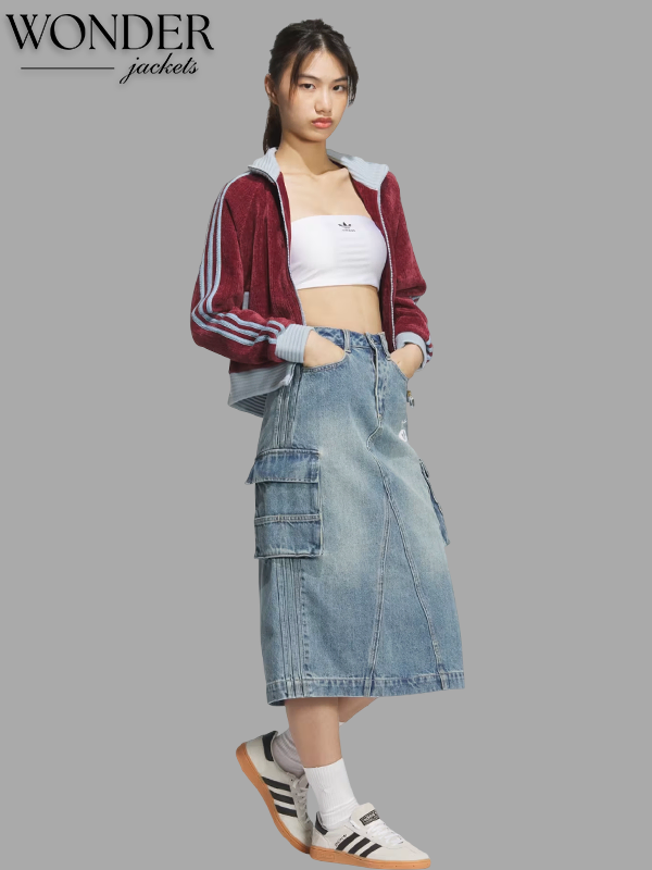 Chinese New Year Retro Remix Corduroy Track Jacket-OSI