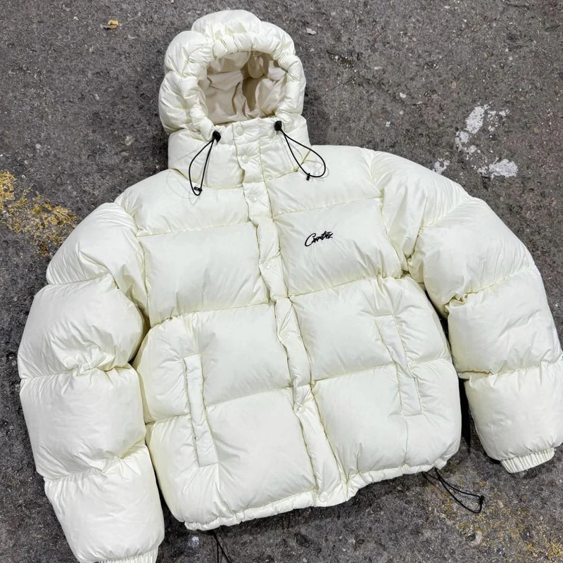 Corteiz Puffer Jacket White