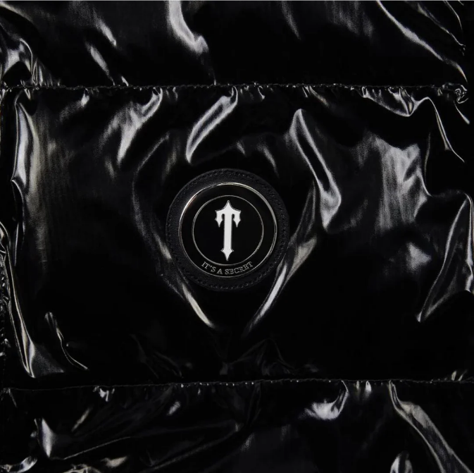 Trapstar Irongate Hooded Puffer Jacket – Shiny Black