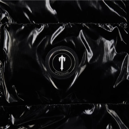 Trapstar Irongate Hooded Puffer Jacket – Shiny Black