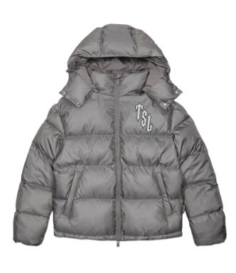 Trapstar Shooters Puffer Jacket Grey Reflective