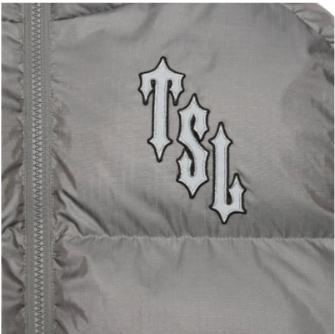 Trapstar Shooters Puffer Jacket Grey Reflective