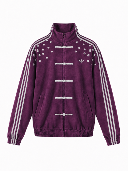 Chinese New Year Jacket(Dual Floral Embroidery)