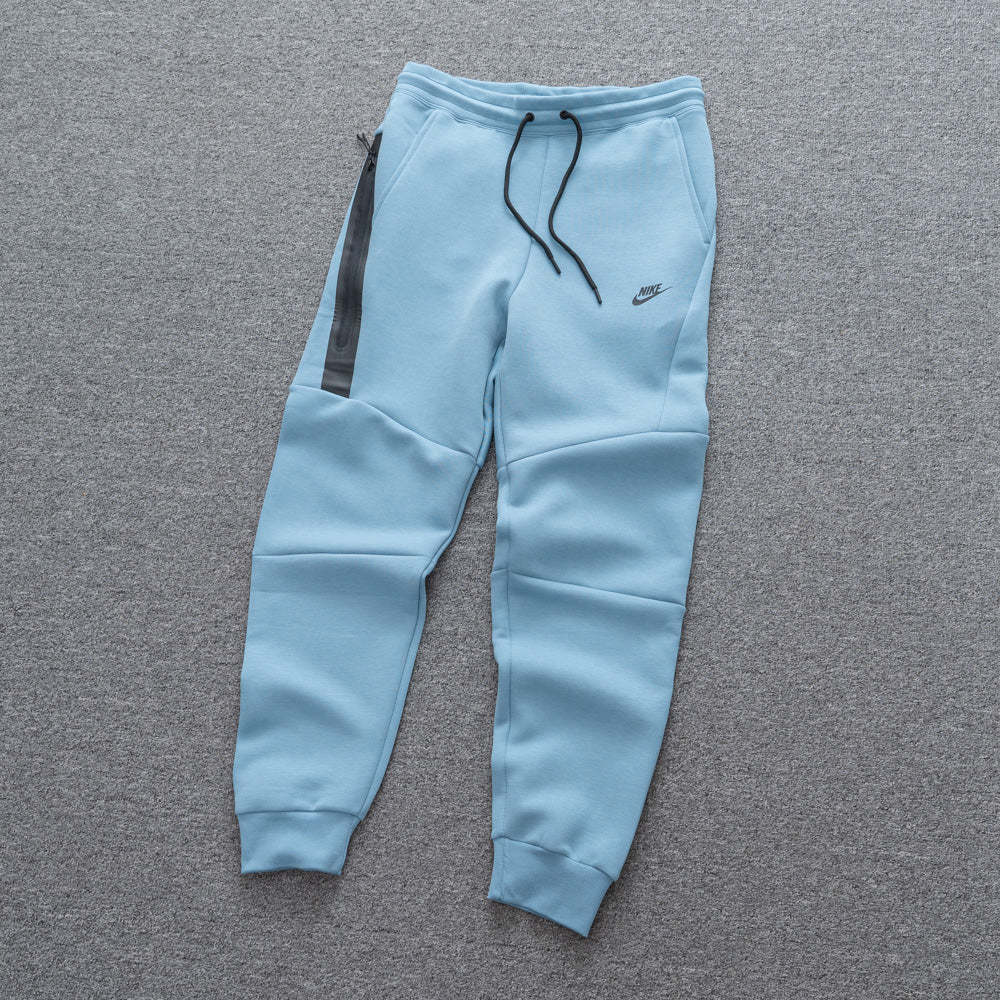 Conjunto  Tech Fleece Azul e Branco-OSI