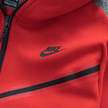 Conjunto  Tech Fleece Vermelho-OSI