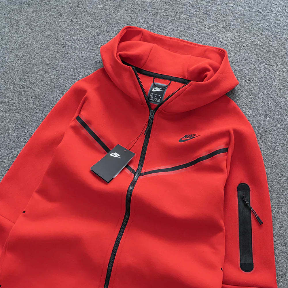 Conjunto  Tech Fleece Vermelho-OSI