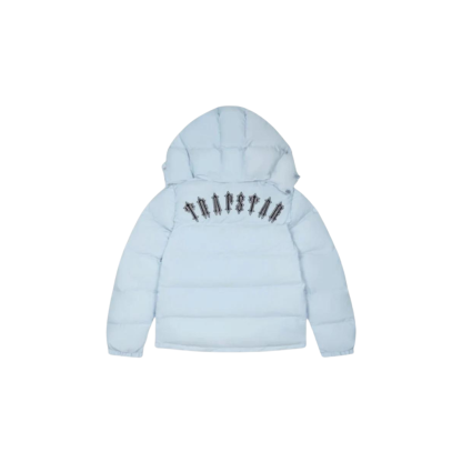 Trapstar Irongate Puffer Jacket Ice Blue Black