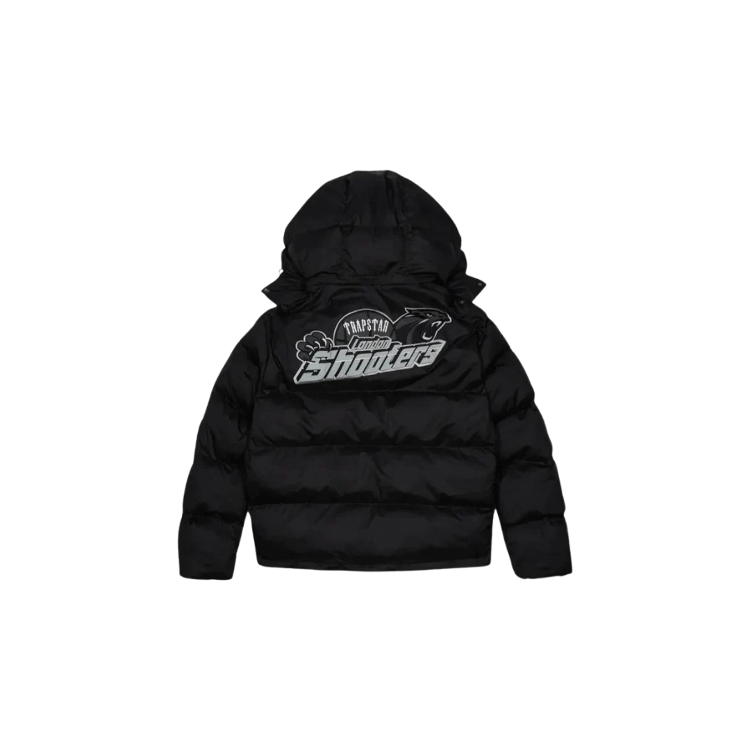  Shooters Hooded Puffer Jacket – Black Reflective-OSI