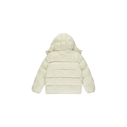  Irongate Detachable Hooded Puffer Jacket – Cream-OSI