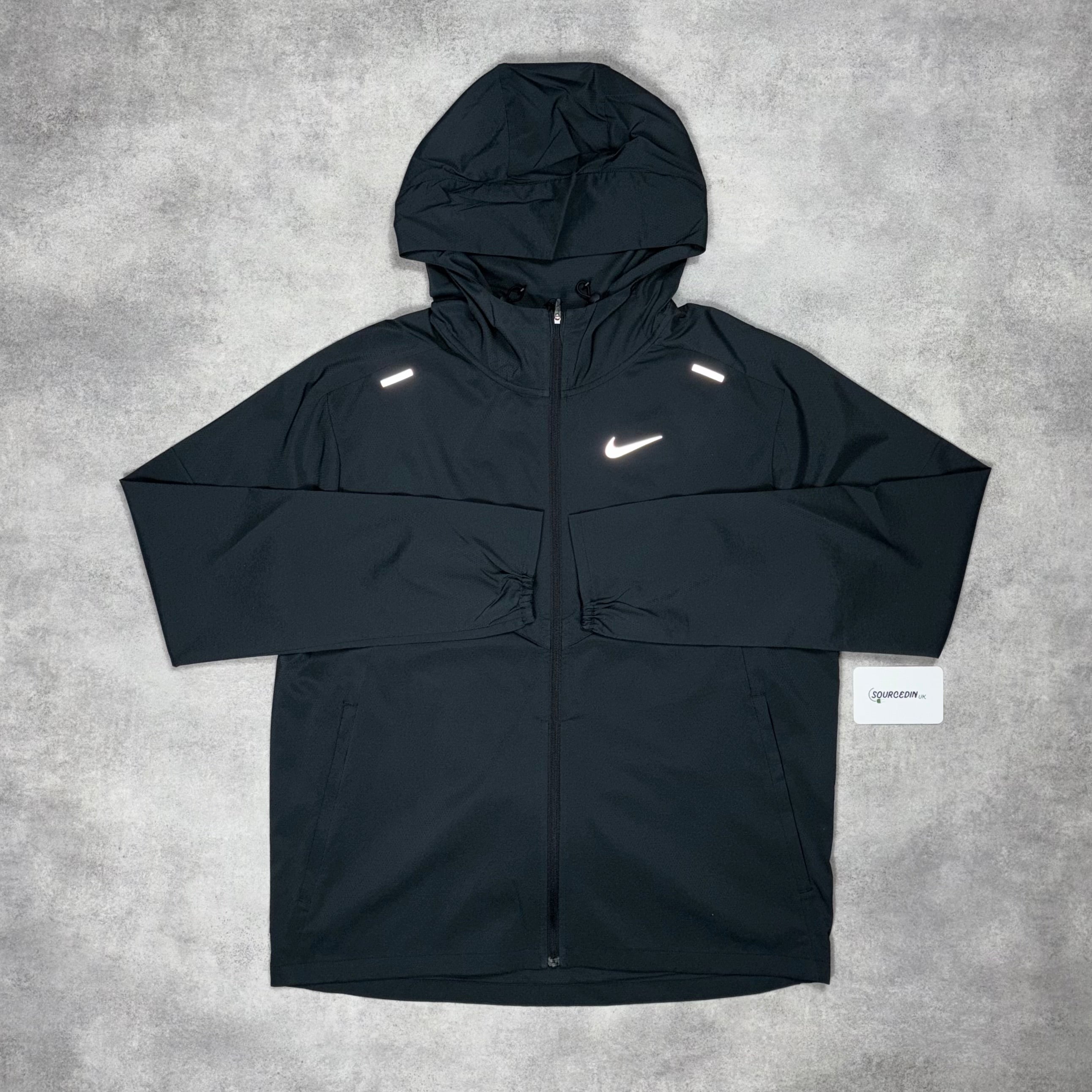 Uv Windrunner Jacket Black & Black Phenom Pants Set-OSI