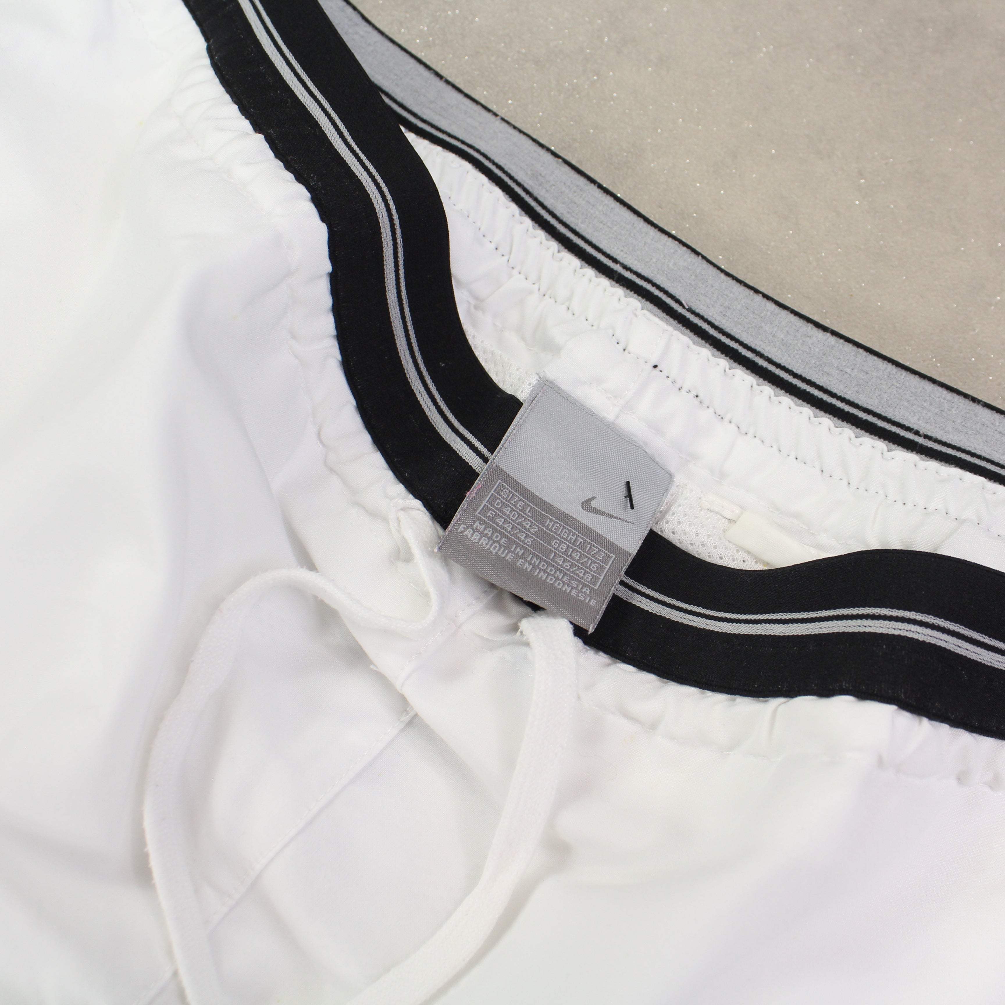 RARE 2000s Baggy Trackpants White-OSI