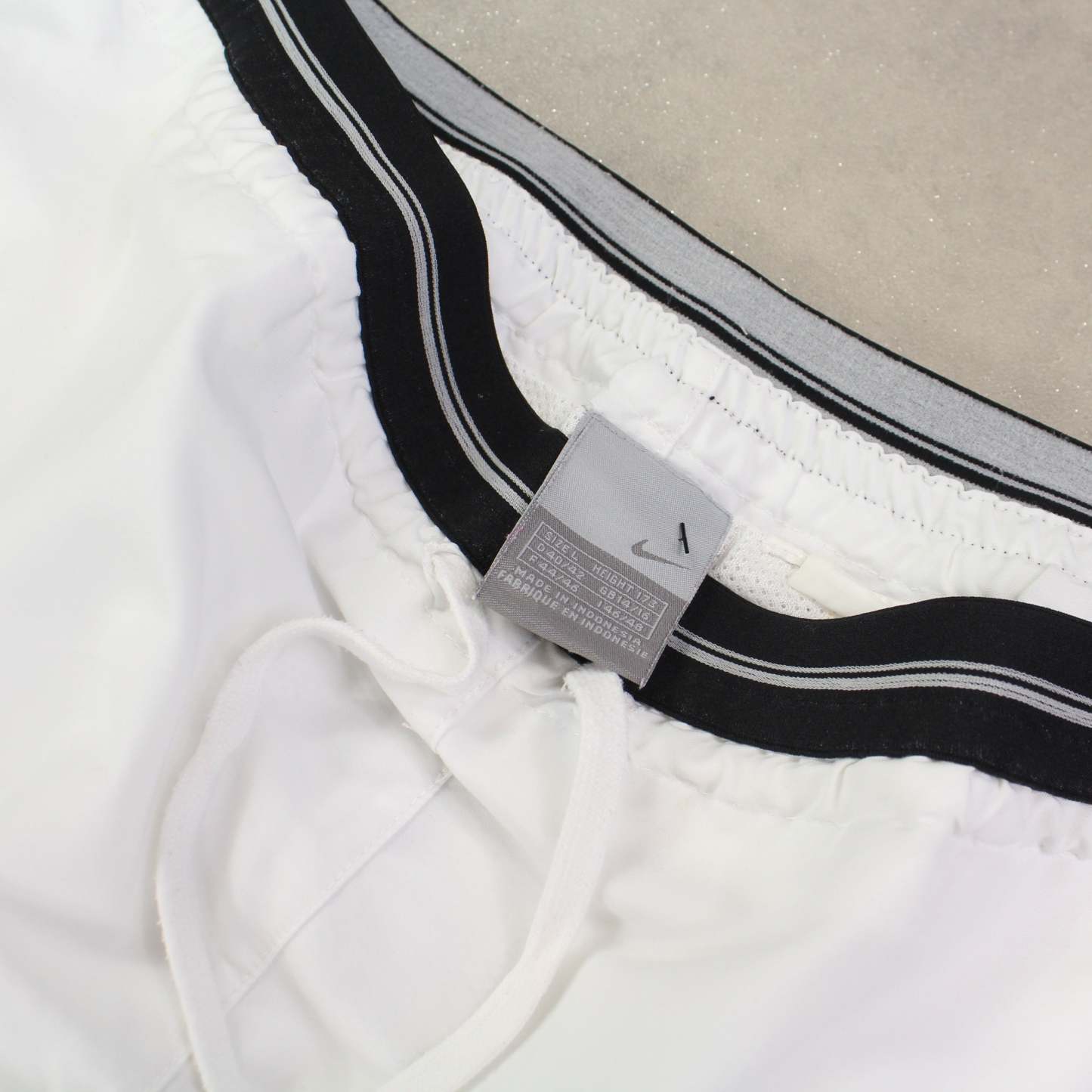 RARE 2000s Baggy Trackpants White-OSI
