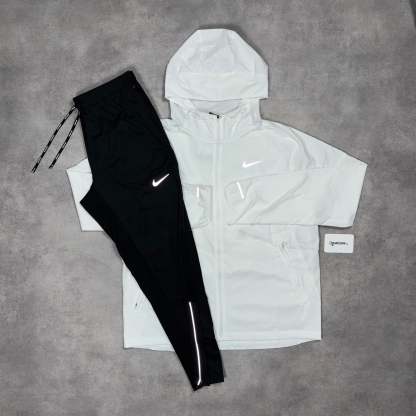 Uv Windrunner Jacket Ice White & Black Phenom Bottom Set-OSI
