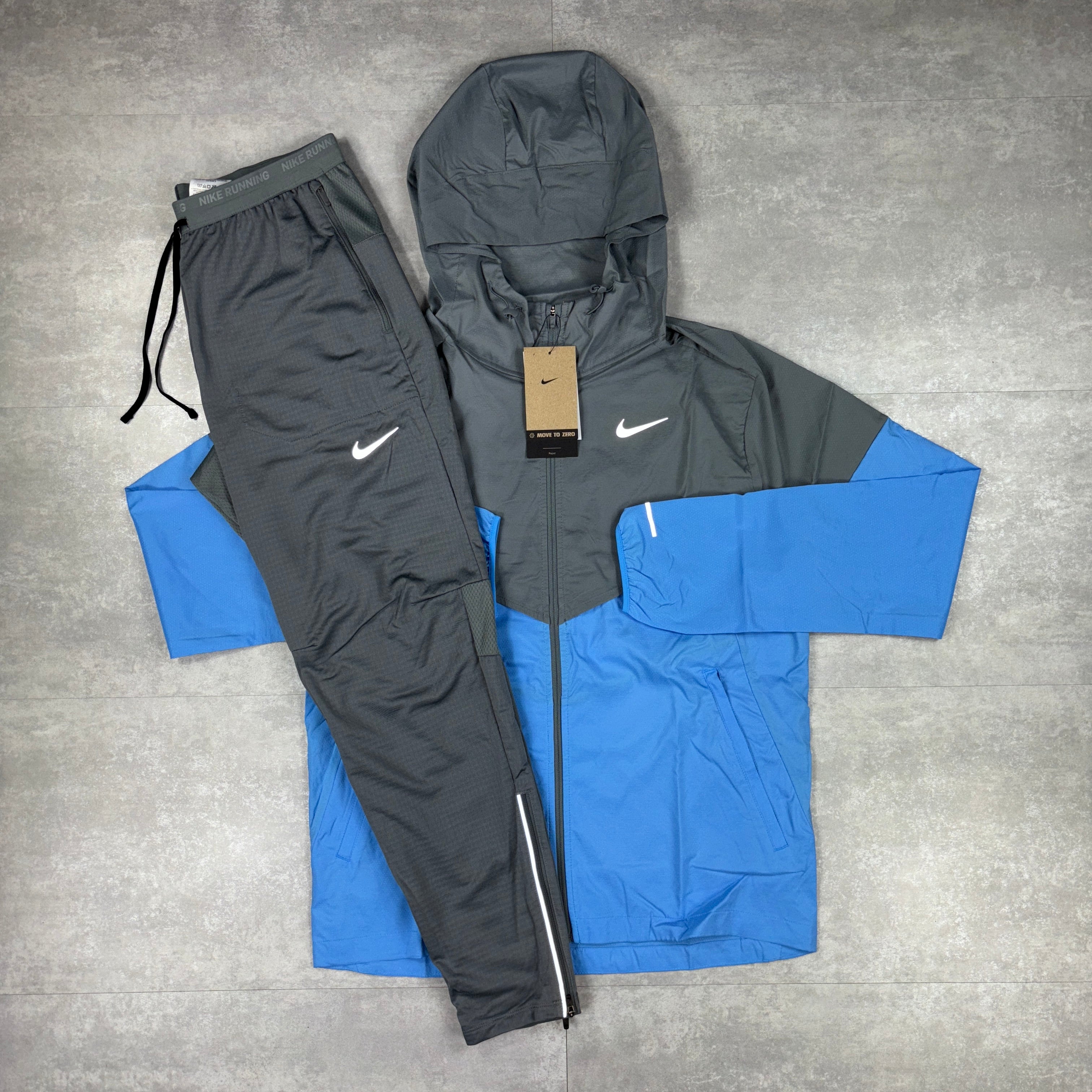 UV Windbreaker Grey/Blue & Grey Phenom Pants-OSI