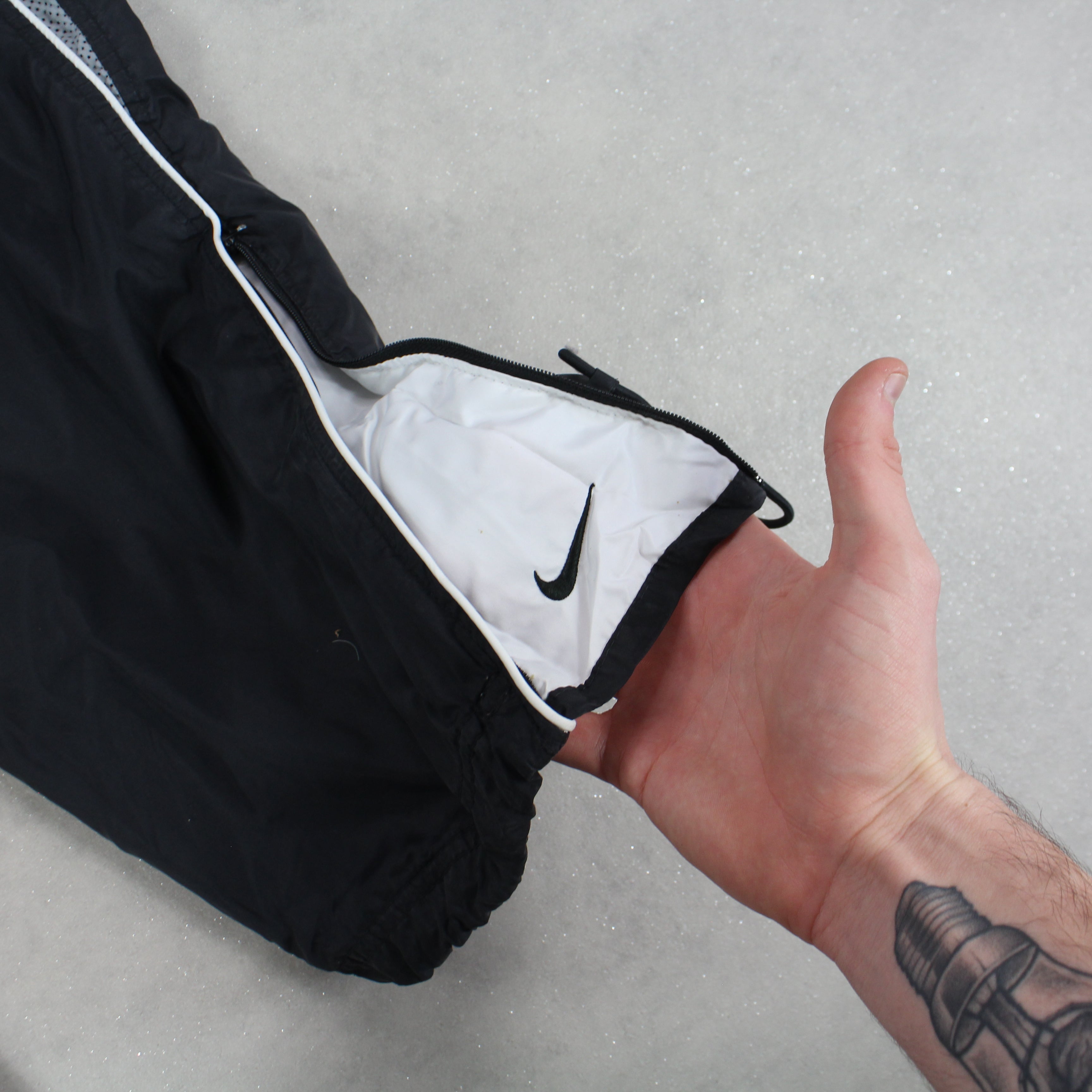 SUPER RARE 00s Trackpants Black-OSI