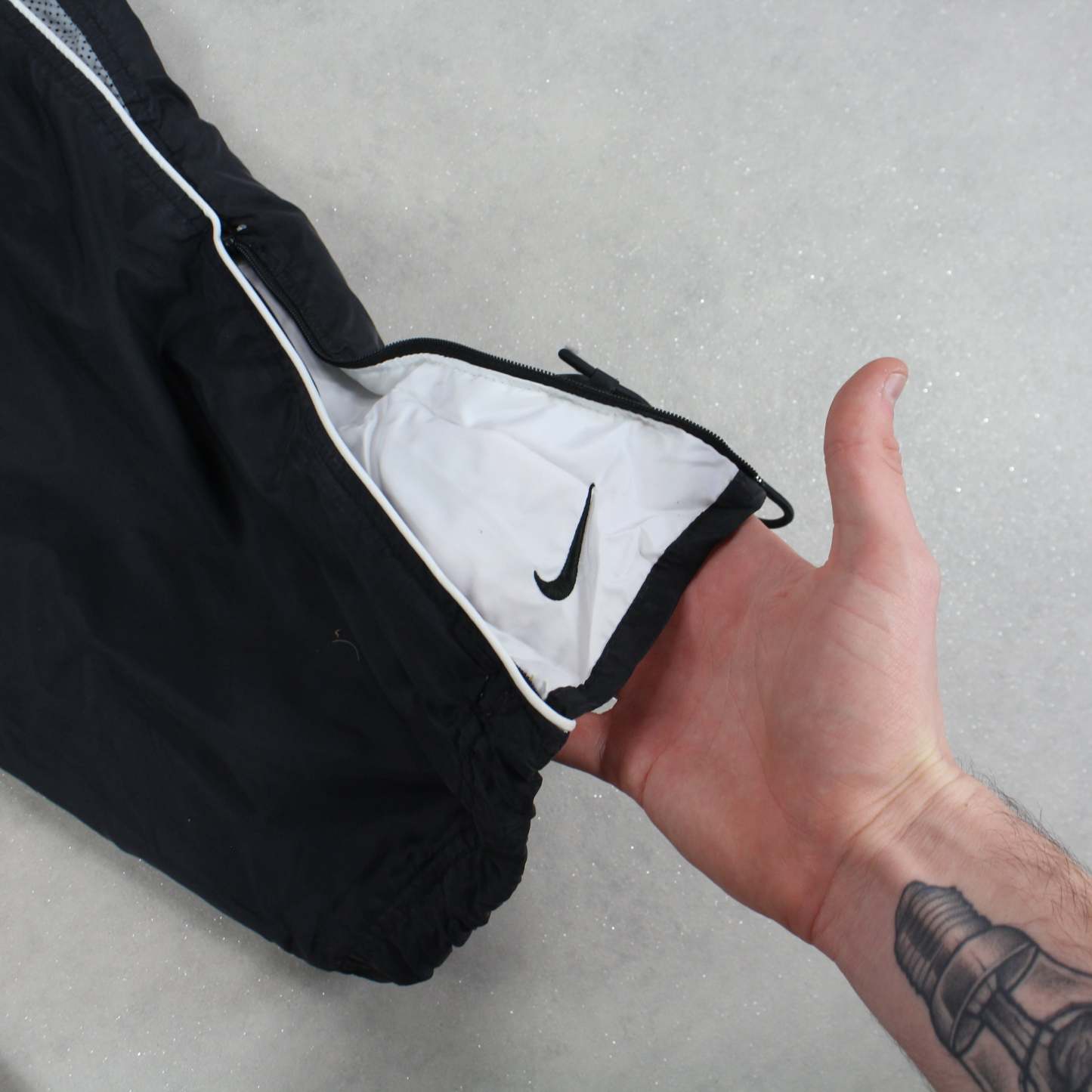 SUPER RARE 00s Trackpants Black-OSI