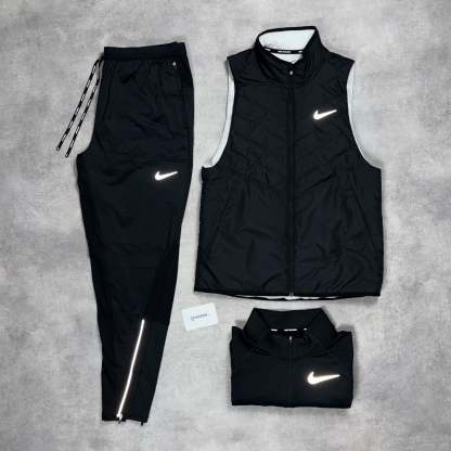 Gilet 3-Piece Phenom Bottoms & Element 1/4 Zip Set Black-OSI