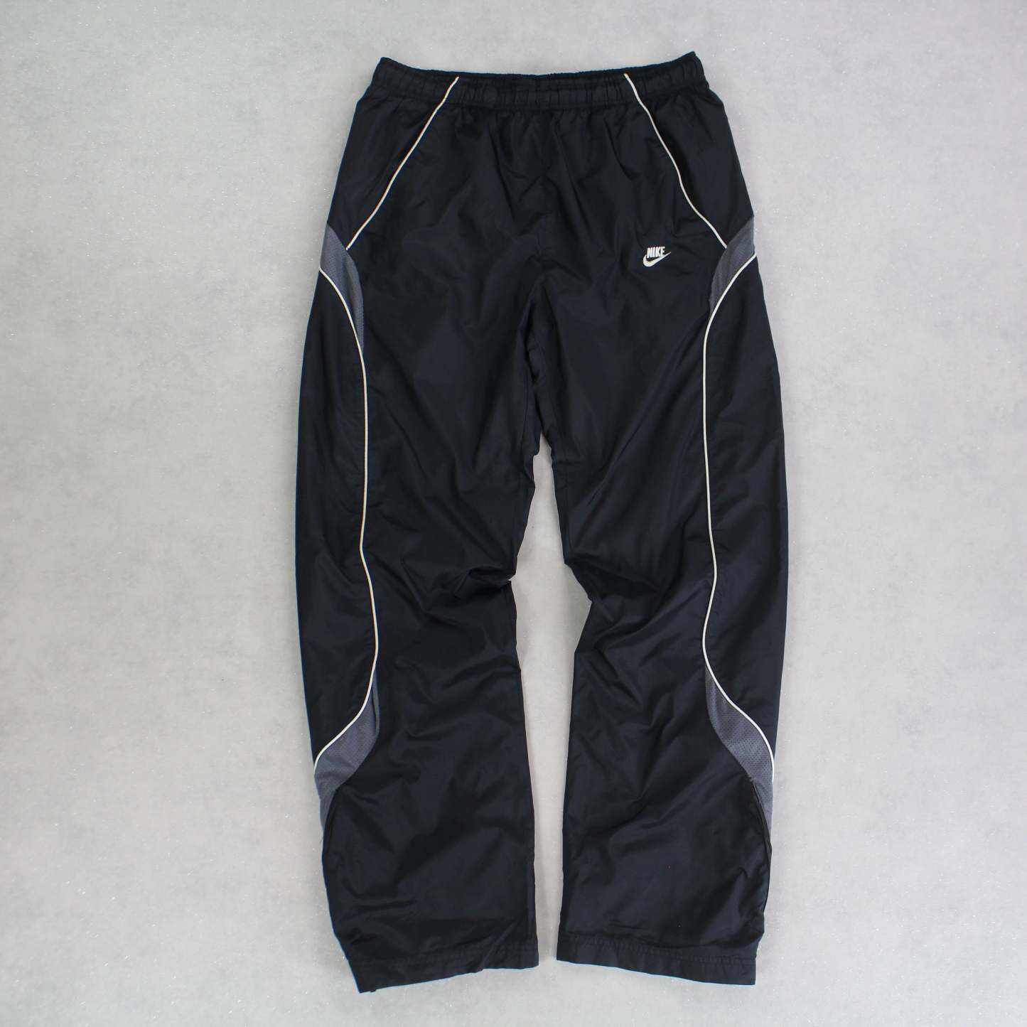 RARE 2000s Trackpants Black-OSI