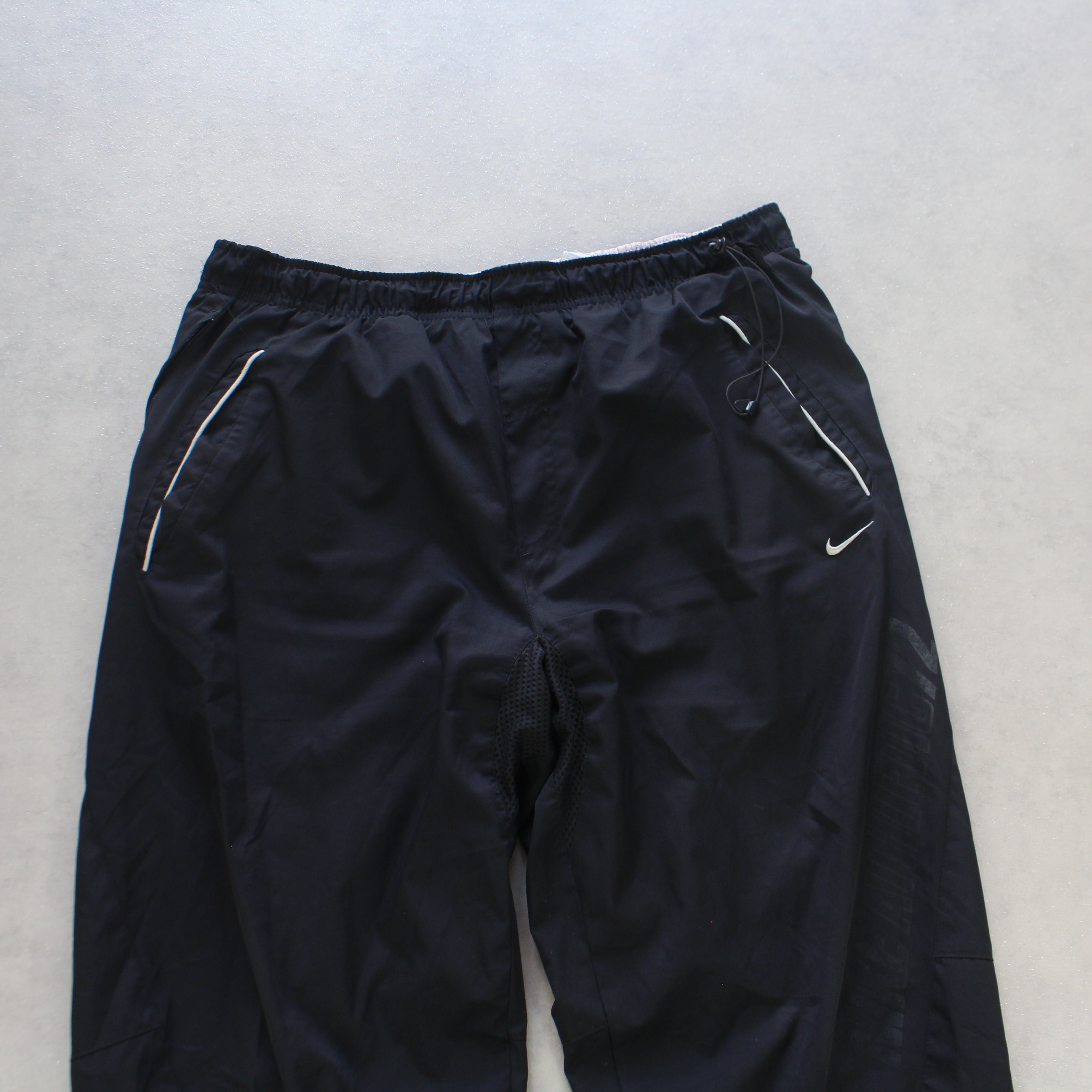 RARE 2000s Trackpants Black-OSI