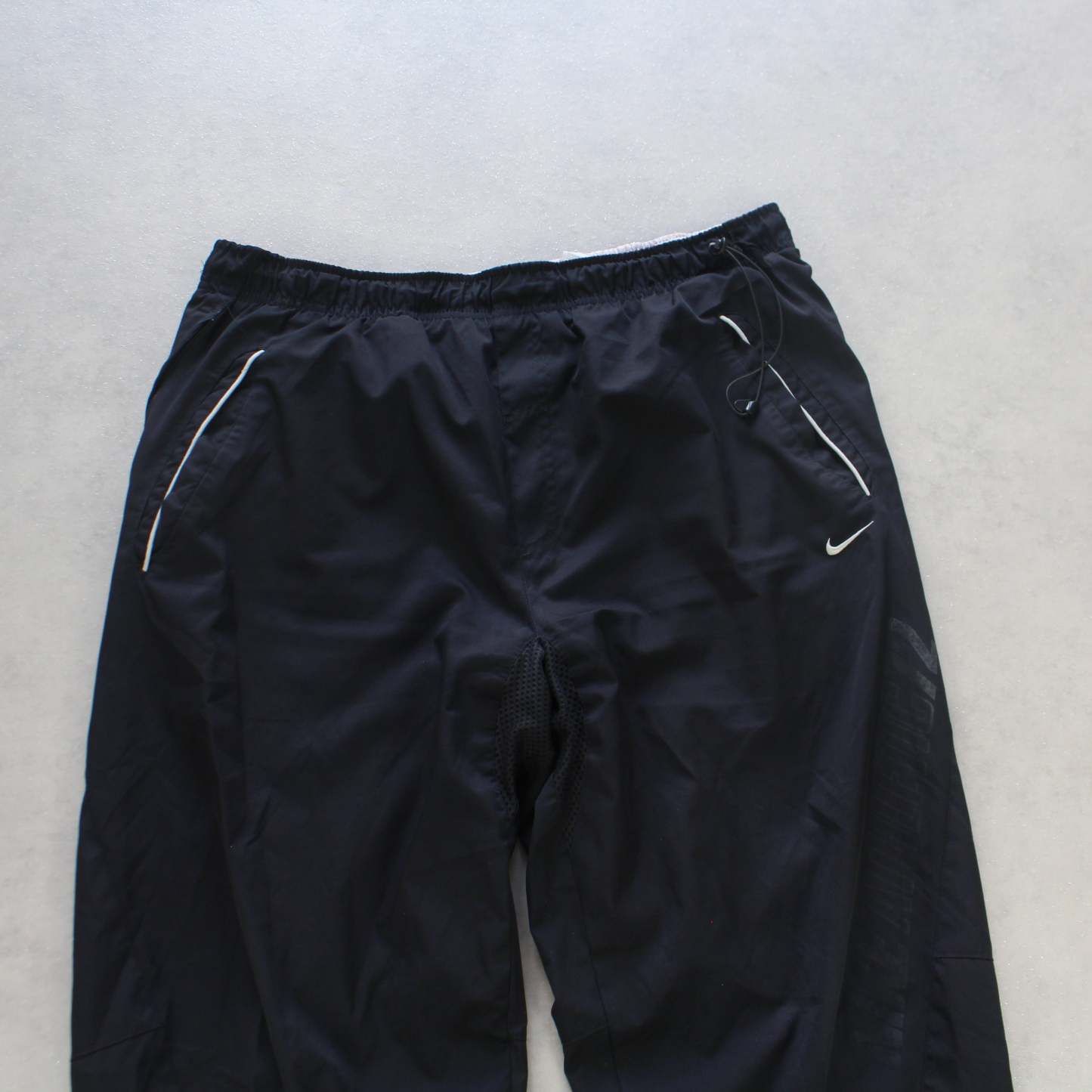 RARE 2000s Trackpants Black-OSI