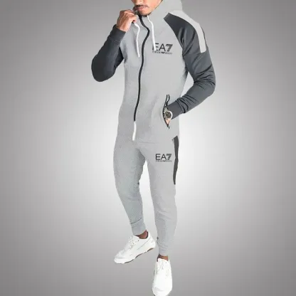 Dwuczęściowy dres męski (kurtka + spodnie)-OSI