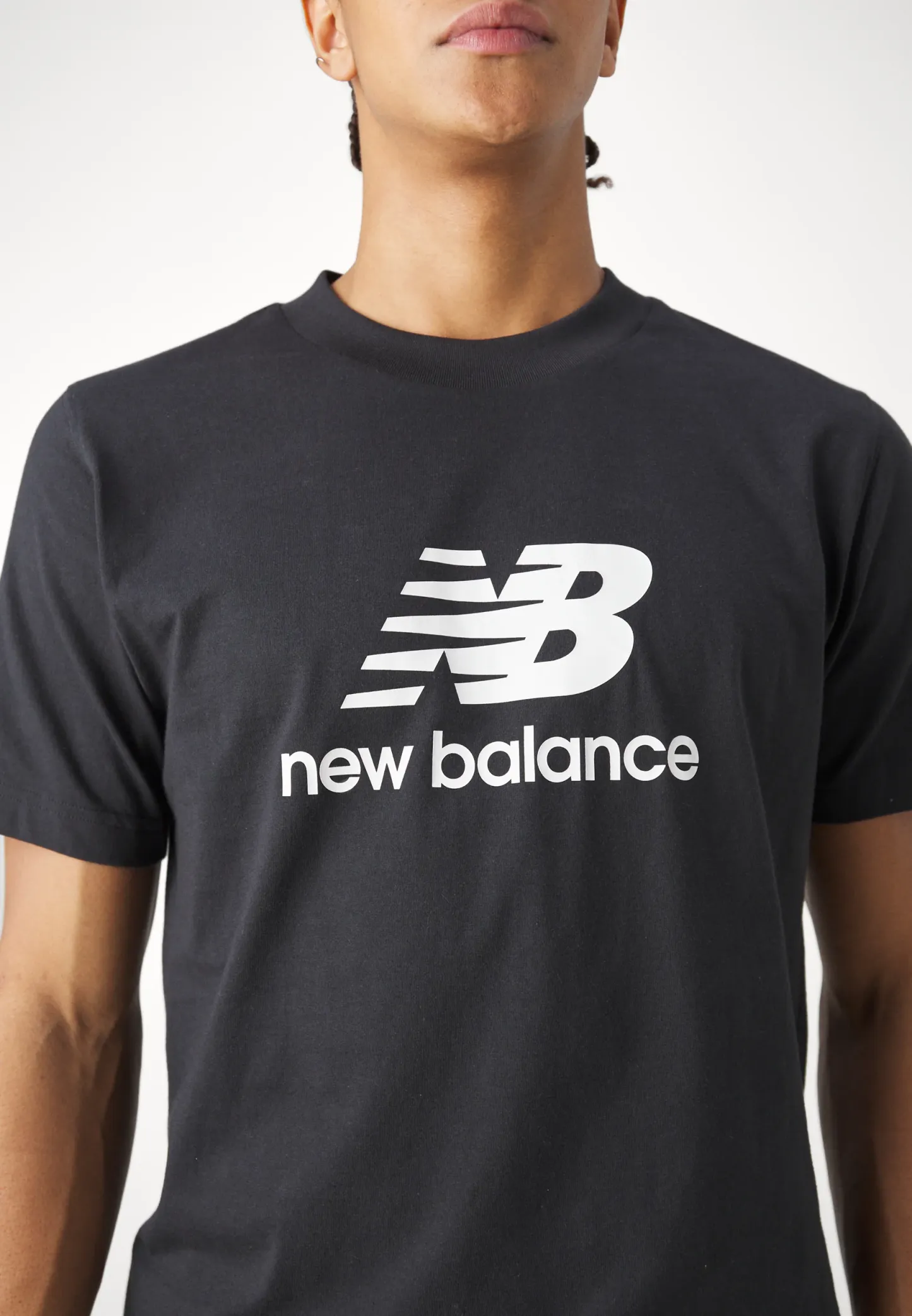 Essentials Stacked Logo T-Shirt-OSI