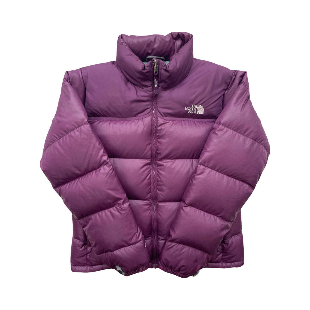 Women's Purple Puffer Jacket-OSI