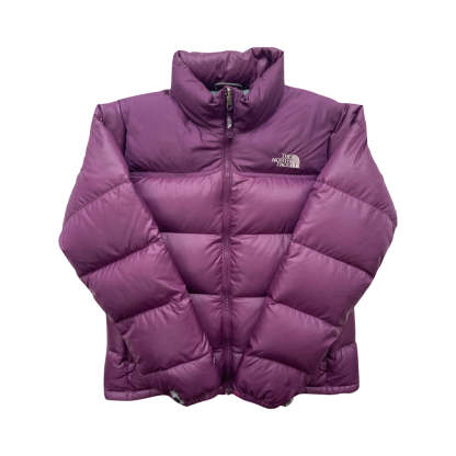 Women's Purple Puffer Jacket-OSI