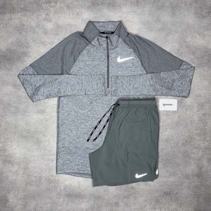 Element 1/4 Zip Grey & Grey 7" Flex/Challenger Short Set-OSI