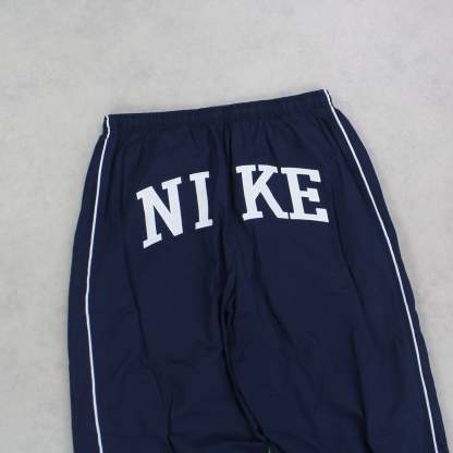 RARE 00s Spell Out Trackpants Navy-OSI