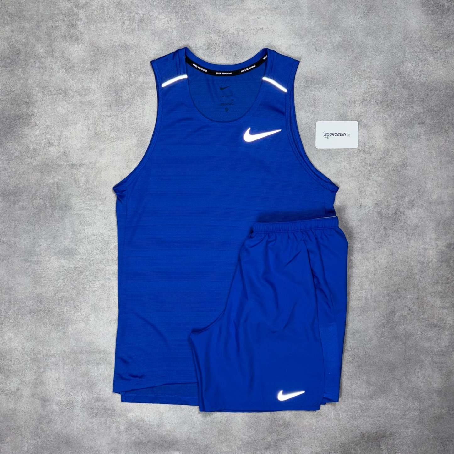 Miler Vest Royal Blue & Royal Blue Challenger 7" Short Set-OSI