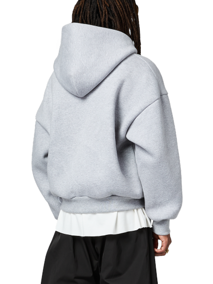 610 GSM MONOCHROME ZIPPED HOODIE-OSI