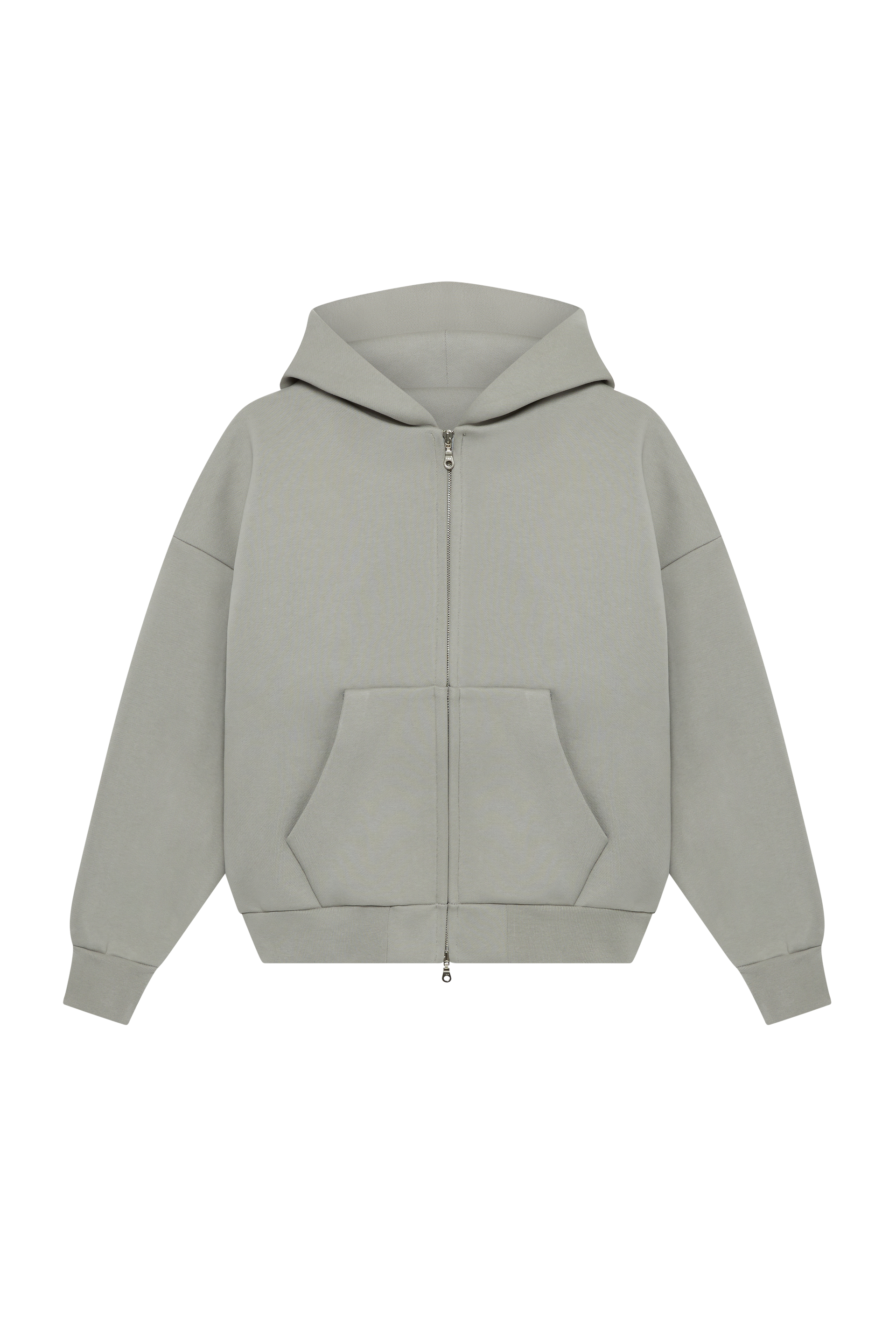 610 GSM MONOCHROME ZIPPED HOODIE-OSI