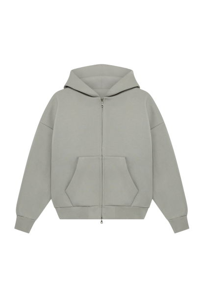 610 GSM MONOCHROME ZIPPED HOODIE-OSI