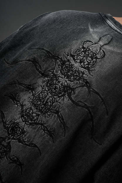 "CENTIPEDE" WASHED TEE-OSI